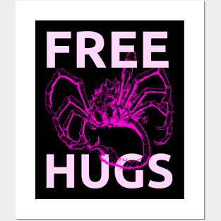 BFS - Free Hugs! - Pink Posters and Art